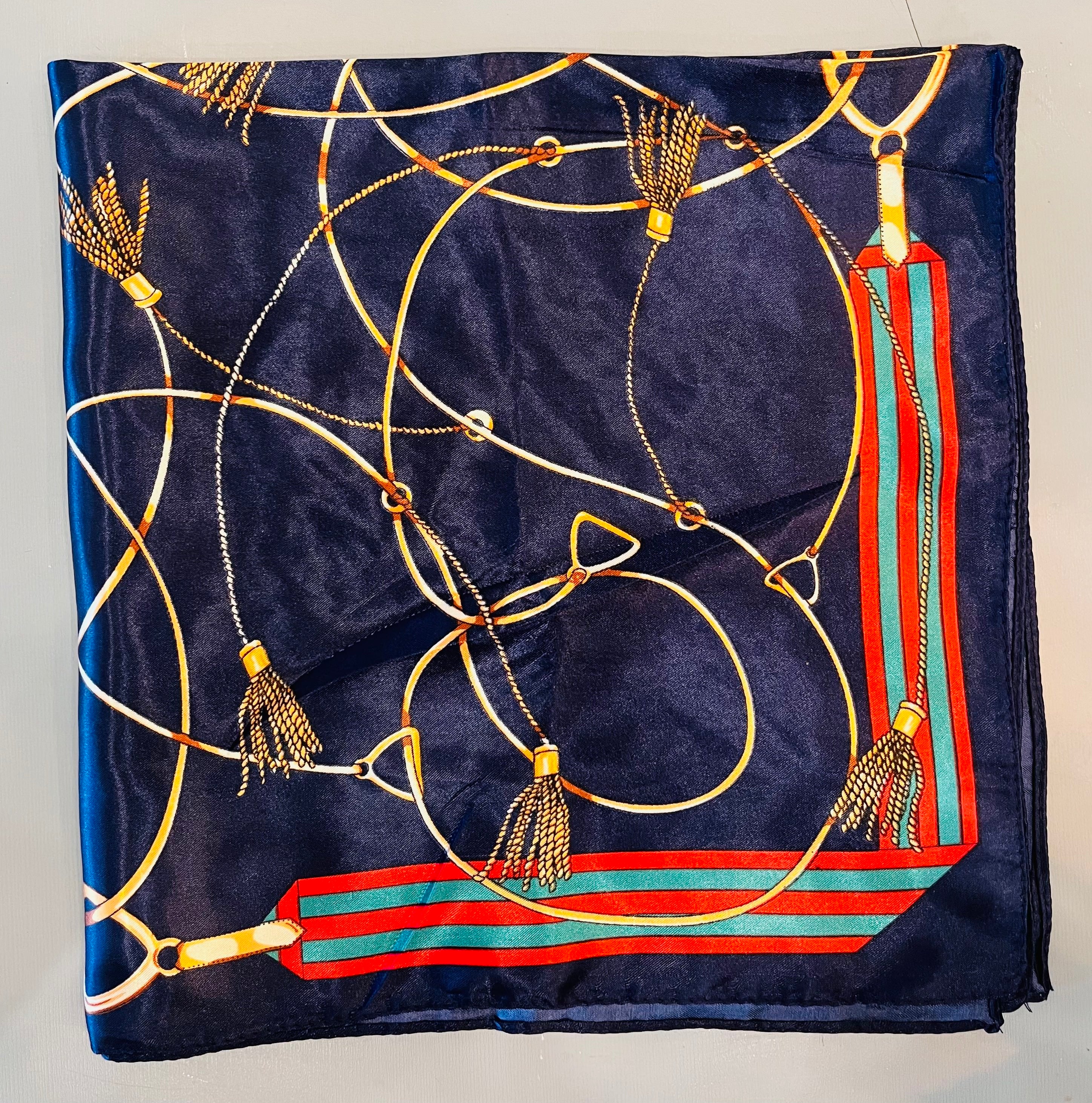 Midnight Bridle Chain Wild Rag