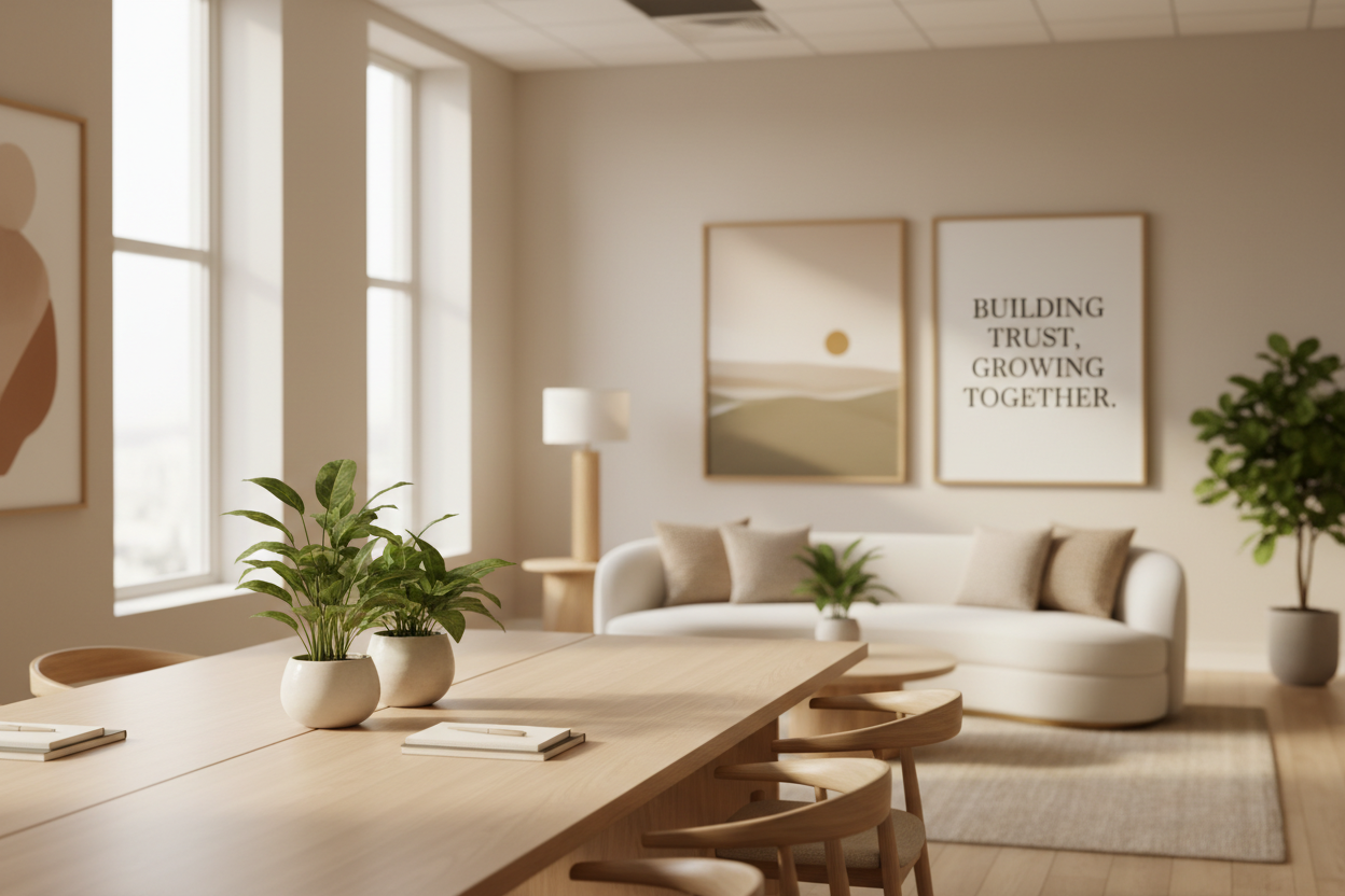 background for an about us page